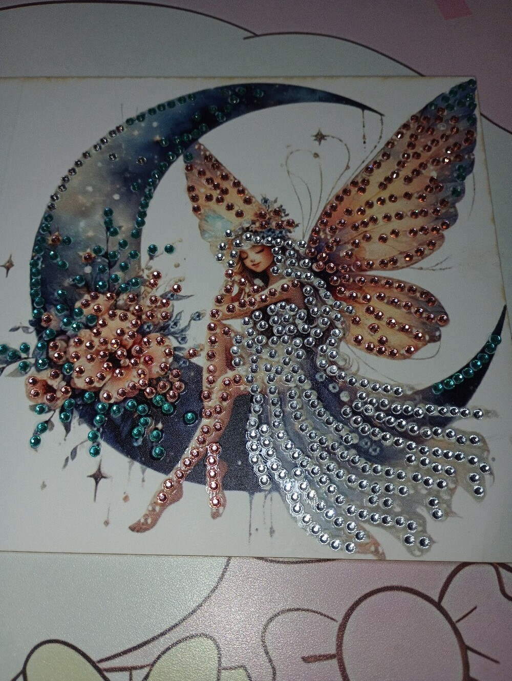 Fairy Wall Art Card Handmade